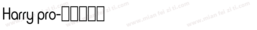Harry pro字体转换